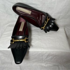 Franco Sarto Leather Pointed Toe Loafers-pre loved,women’s size 7